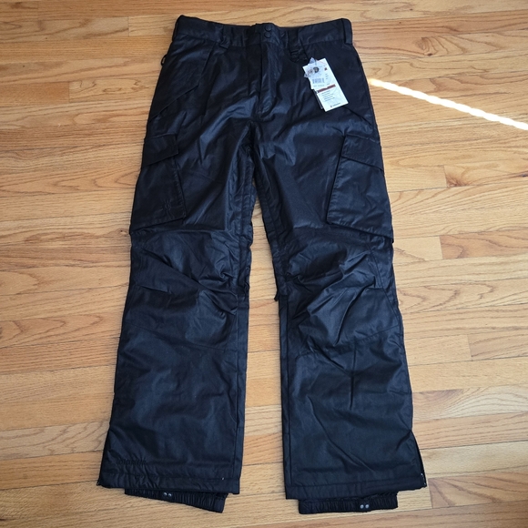 Men's Black Snowboarding Cargo Pants
